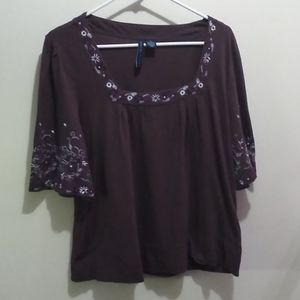 2/$25. Ashley Judd Blouse Size Medium